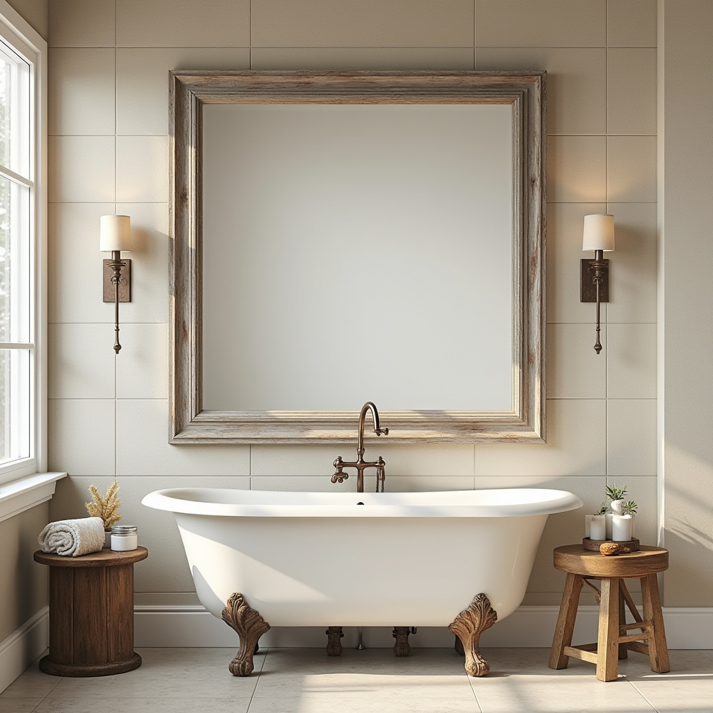 Rustic Bathroom Mirrors 10