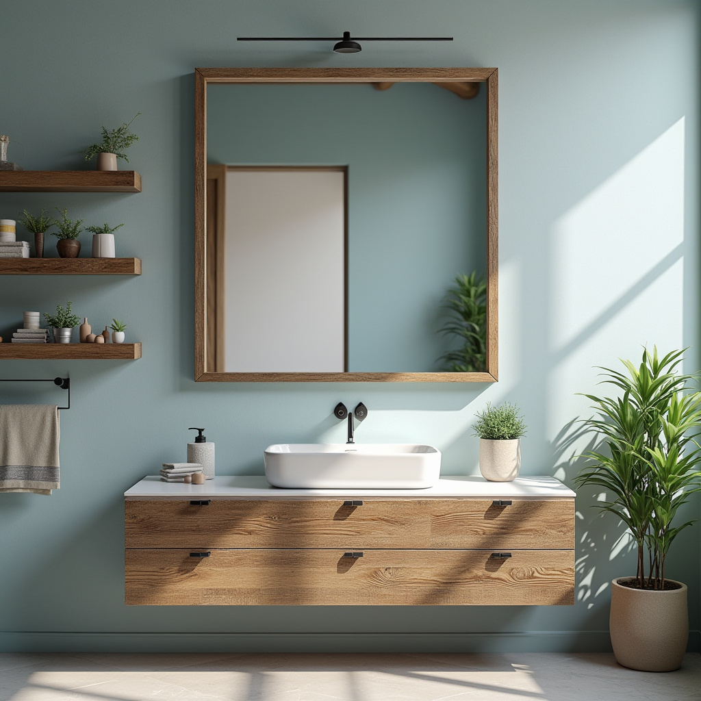 Rustic Bathroom Mirrors 13