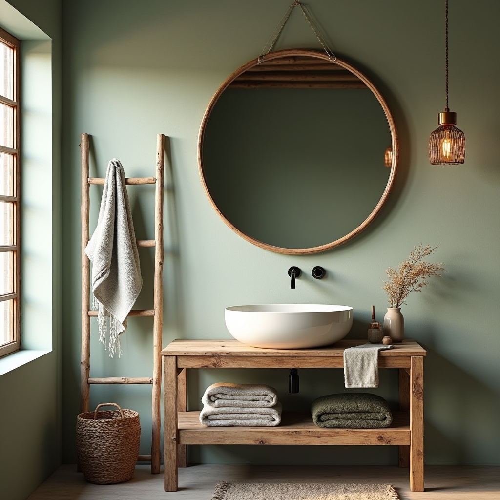 Rustic Bathroom Mirrors 16