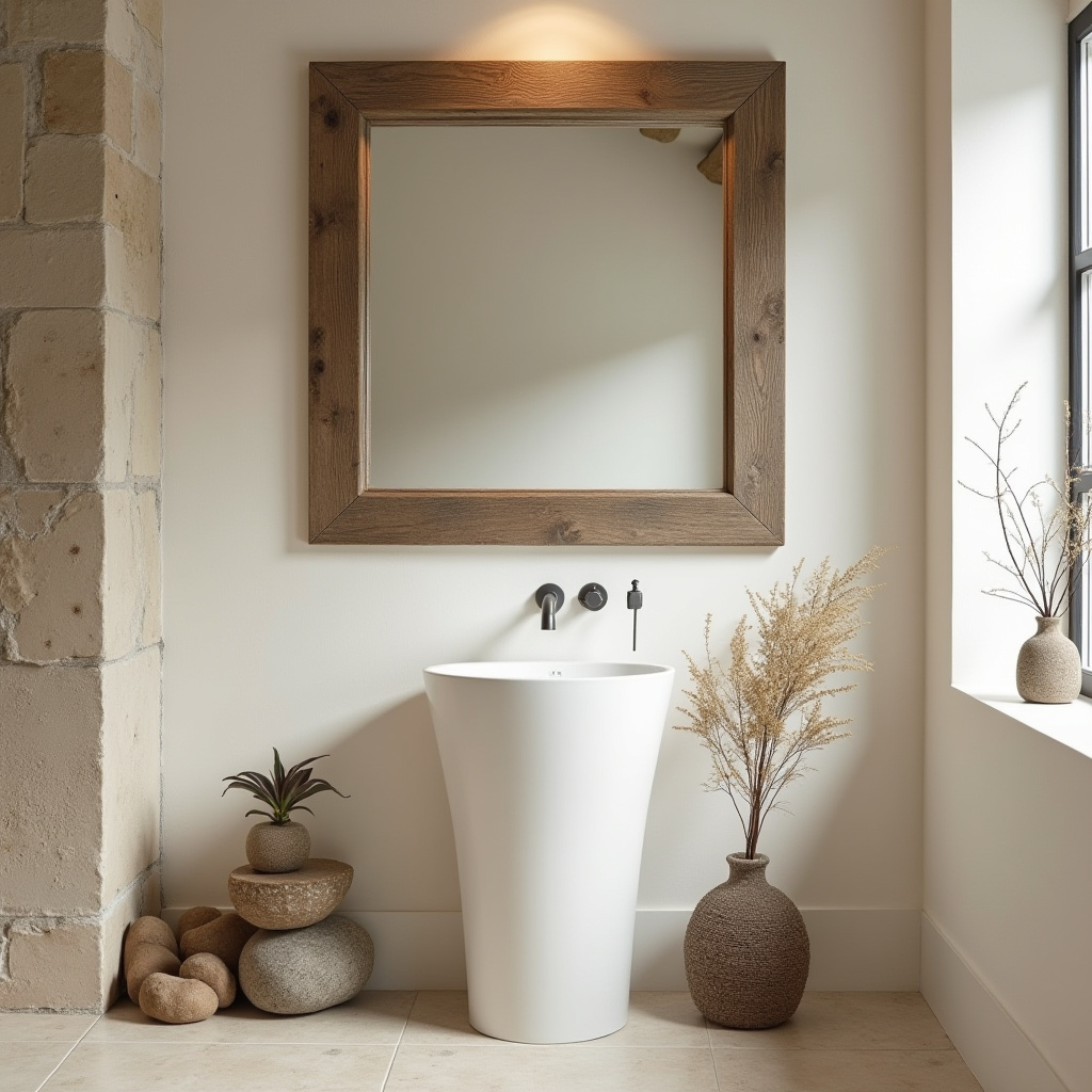 Rustic Bathroom Mirrors 17