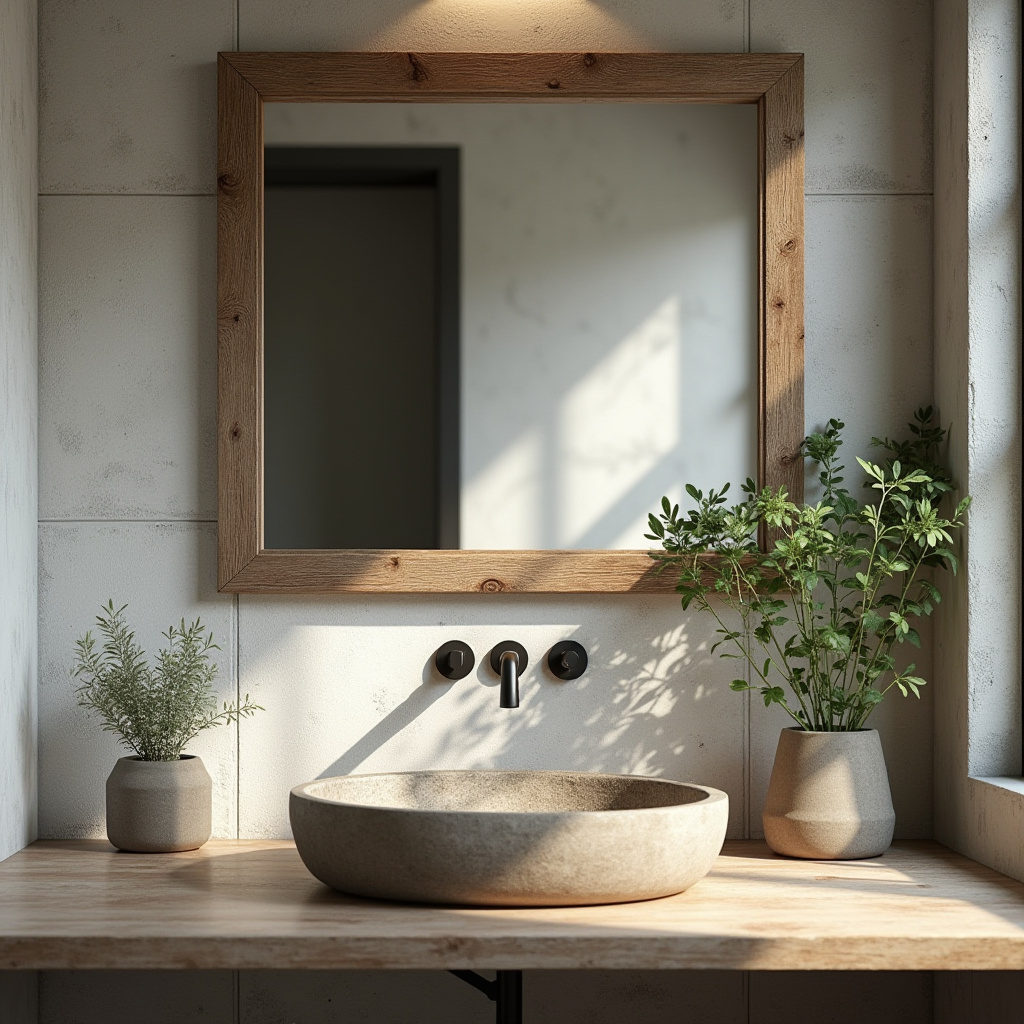 Rustic Bathroom Mirrors 19