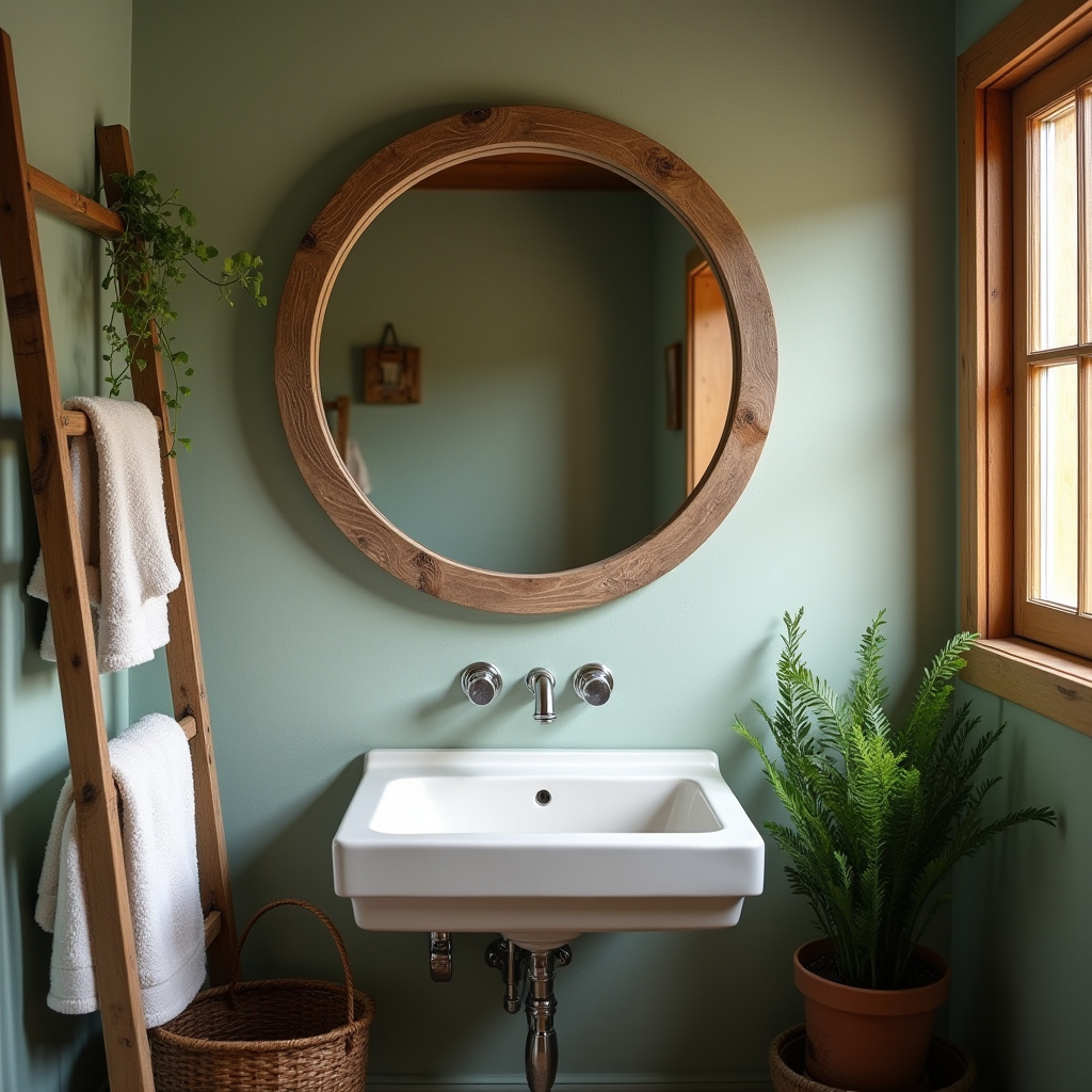 Rustic Bathroom Mirrors 2
