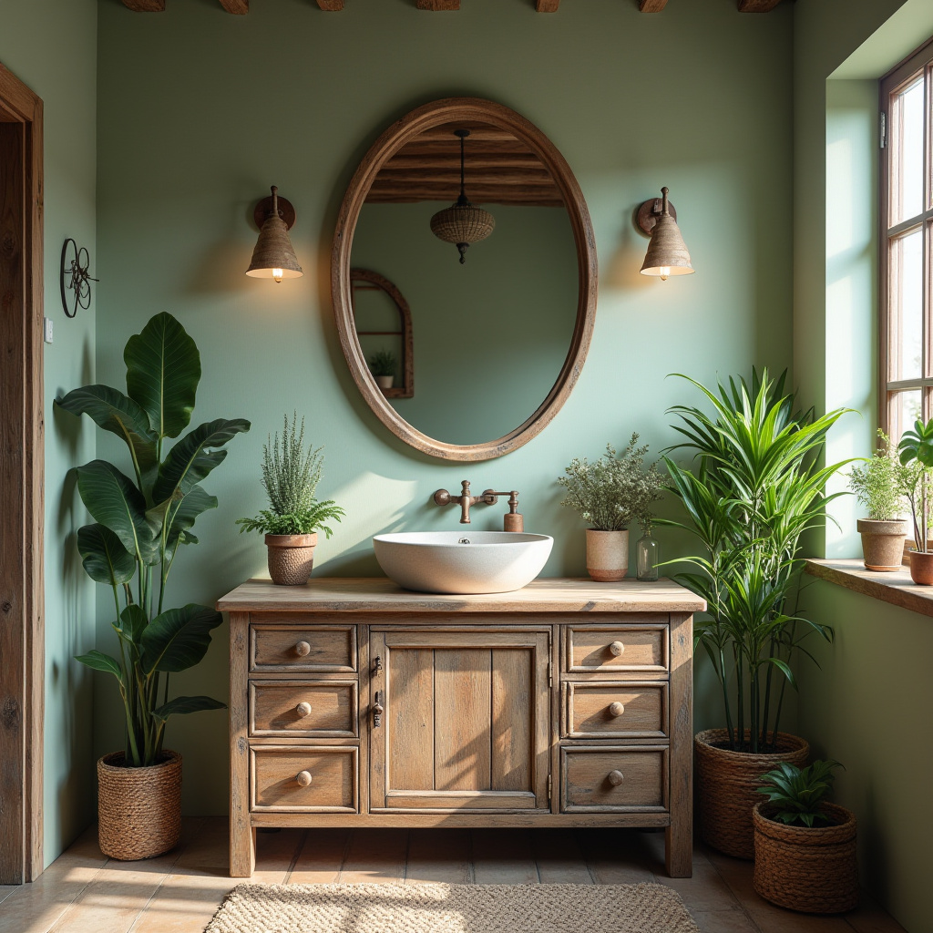 Rustic Bathroom Mirrors 22