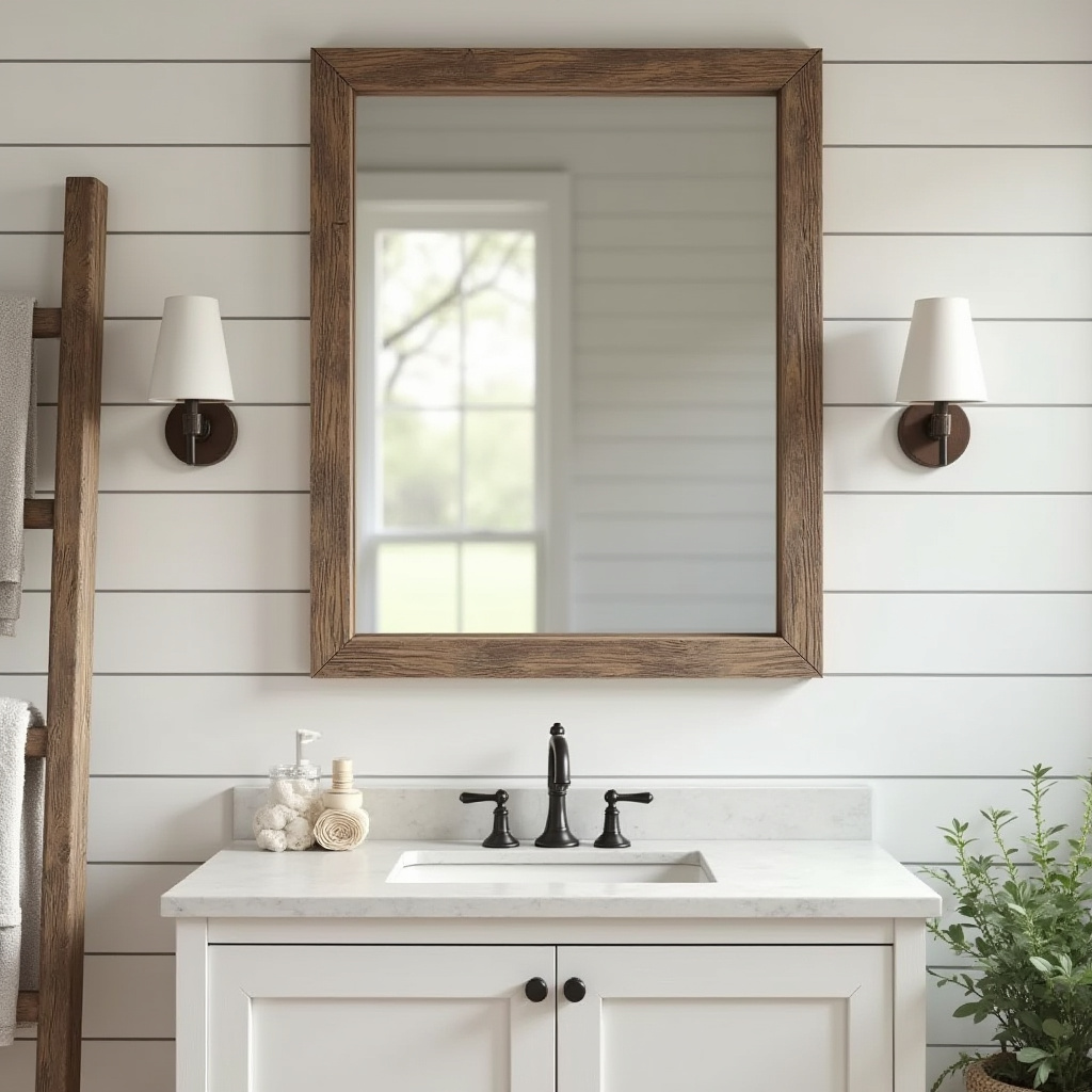Rustic Bathroom Mirrors 25
