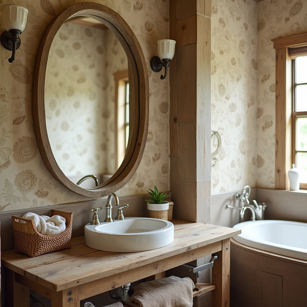 Rustic Bathroom Mirrors 29