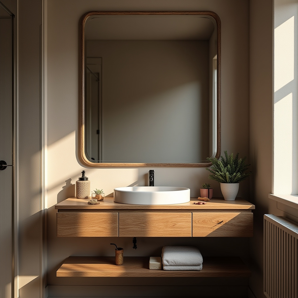 Rustic Bathroom Mirrors 5