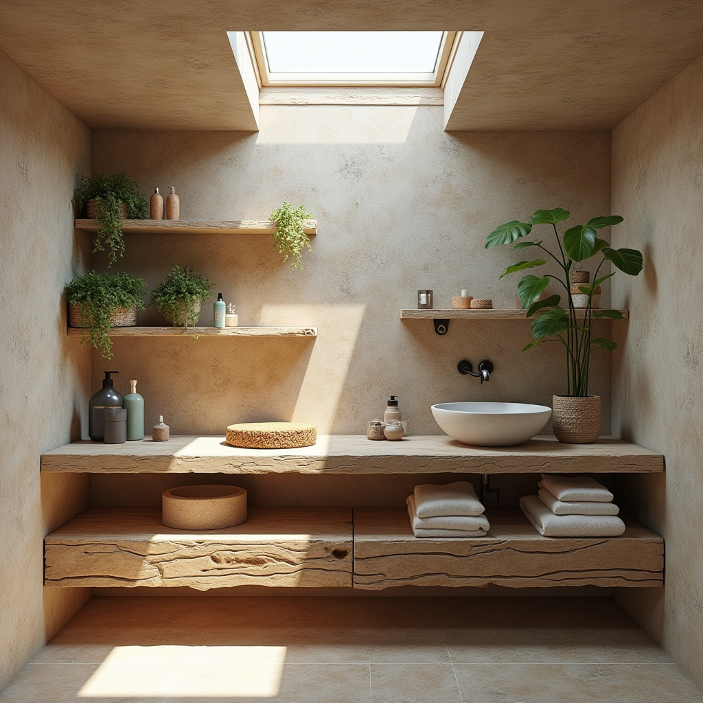 Rustic Bathroom Shelves 7