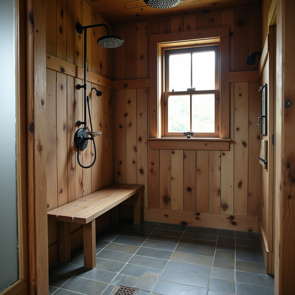 Rustic Bathroom Shower 11