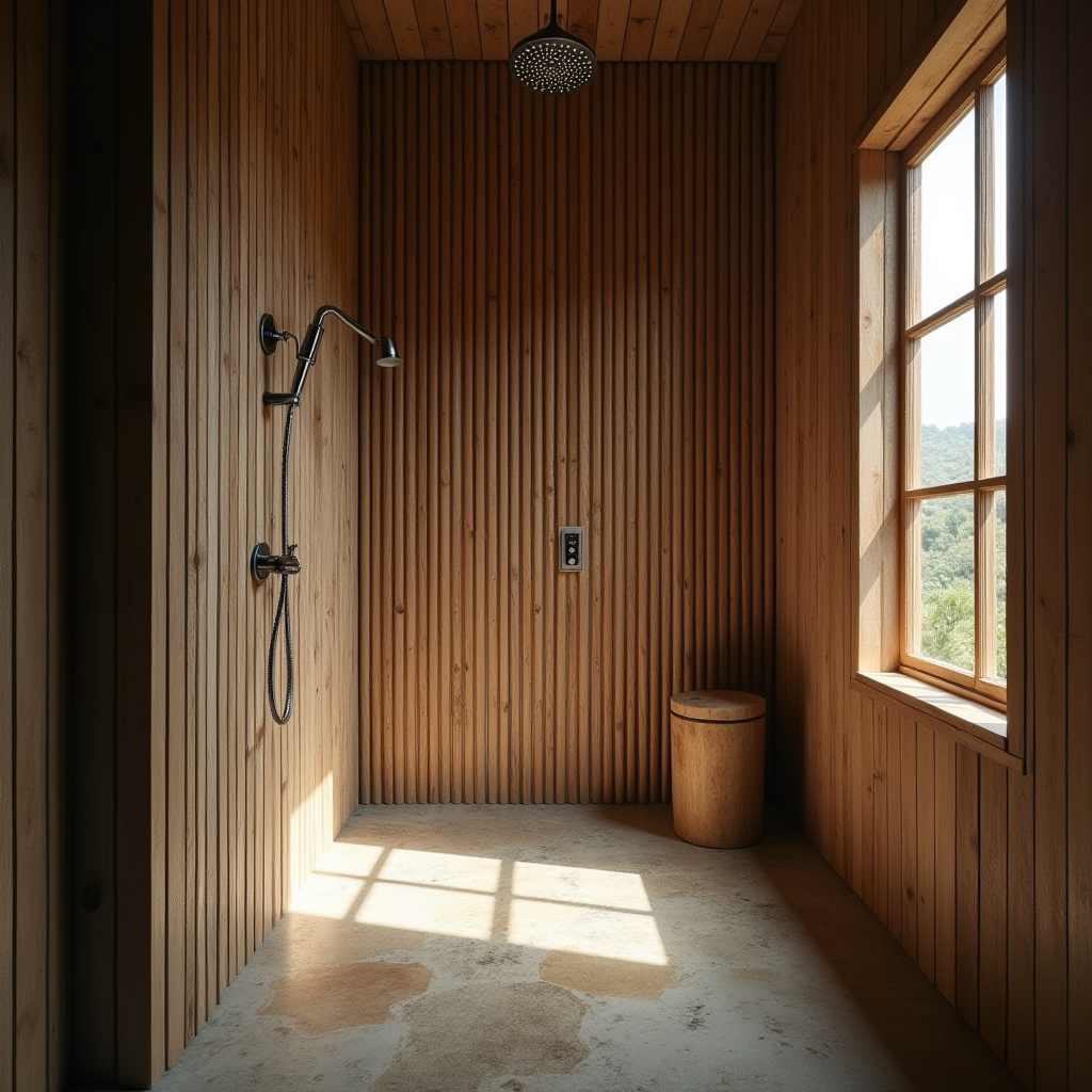 Rustic Bathroom Shower 18