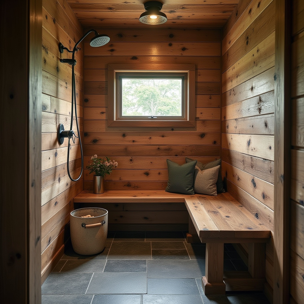 Rustic Bathroom Shower 21