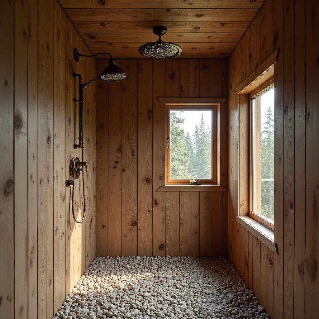 Rustic Bathroom Shower 26