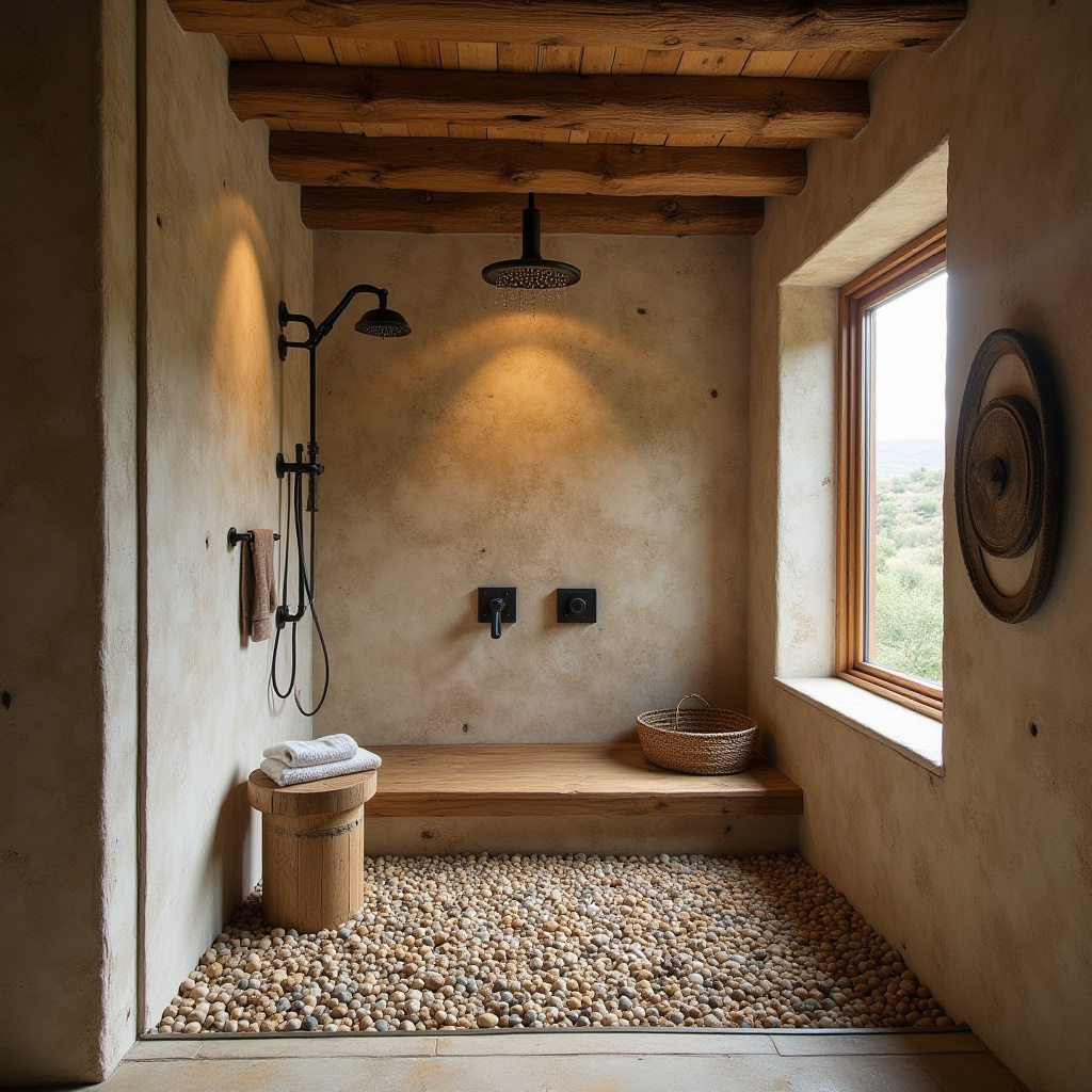 Rustic Bathroom Shower 30