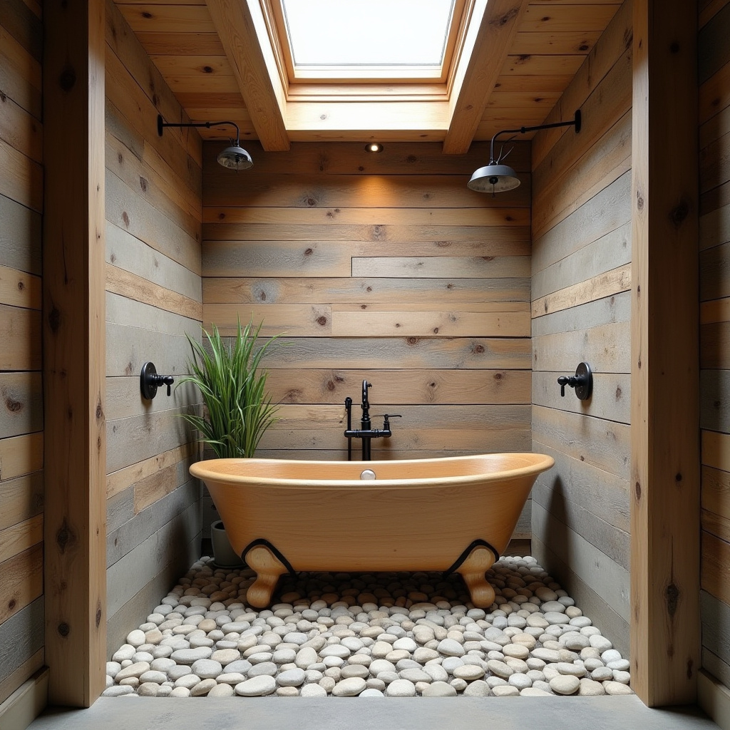 Rustic Bathroom Shower 5