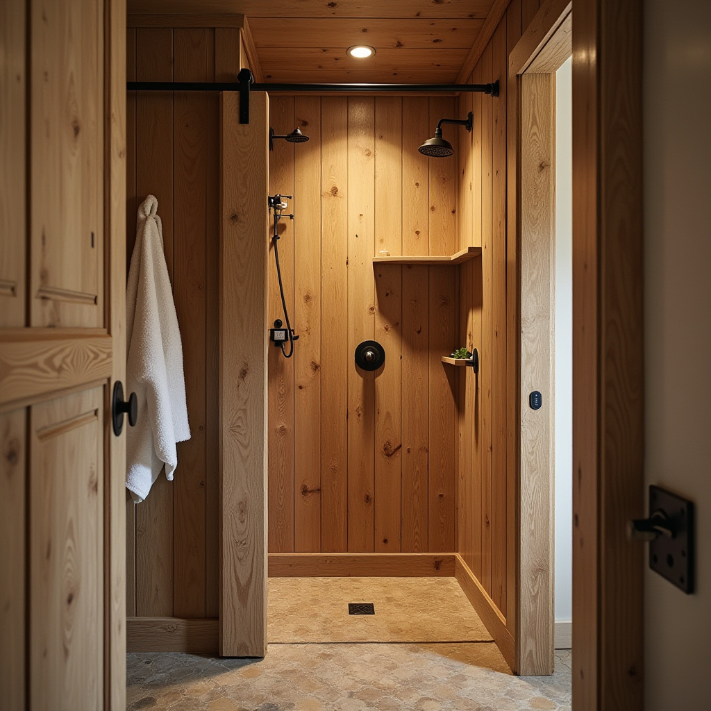 Rustic Bathroom Shower 7