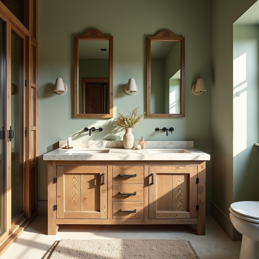 Rustic Bathroom Vanities 11