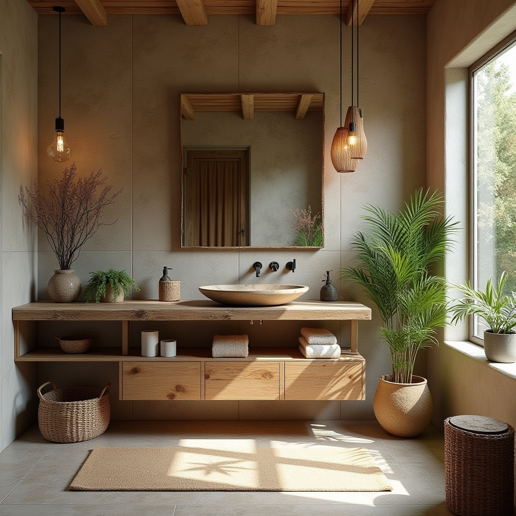 Rustic Bathroom Vanities 17