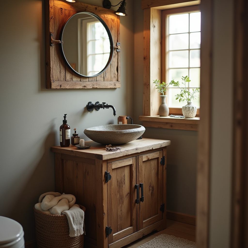 Rustic Bathroom Vanities 18