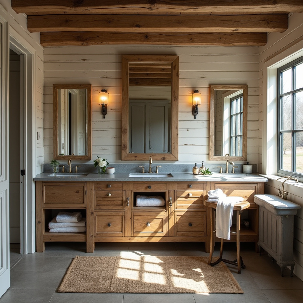 Rustic Bathroom Vanities 21