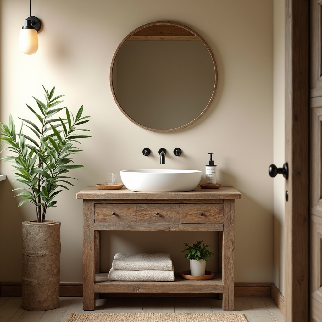 Rustic Bathroom Vanities 27