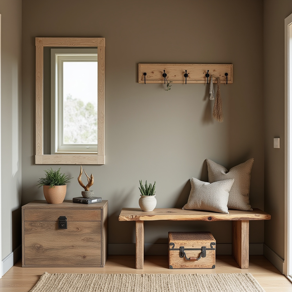 Rustic Bench Entryway 12