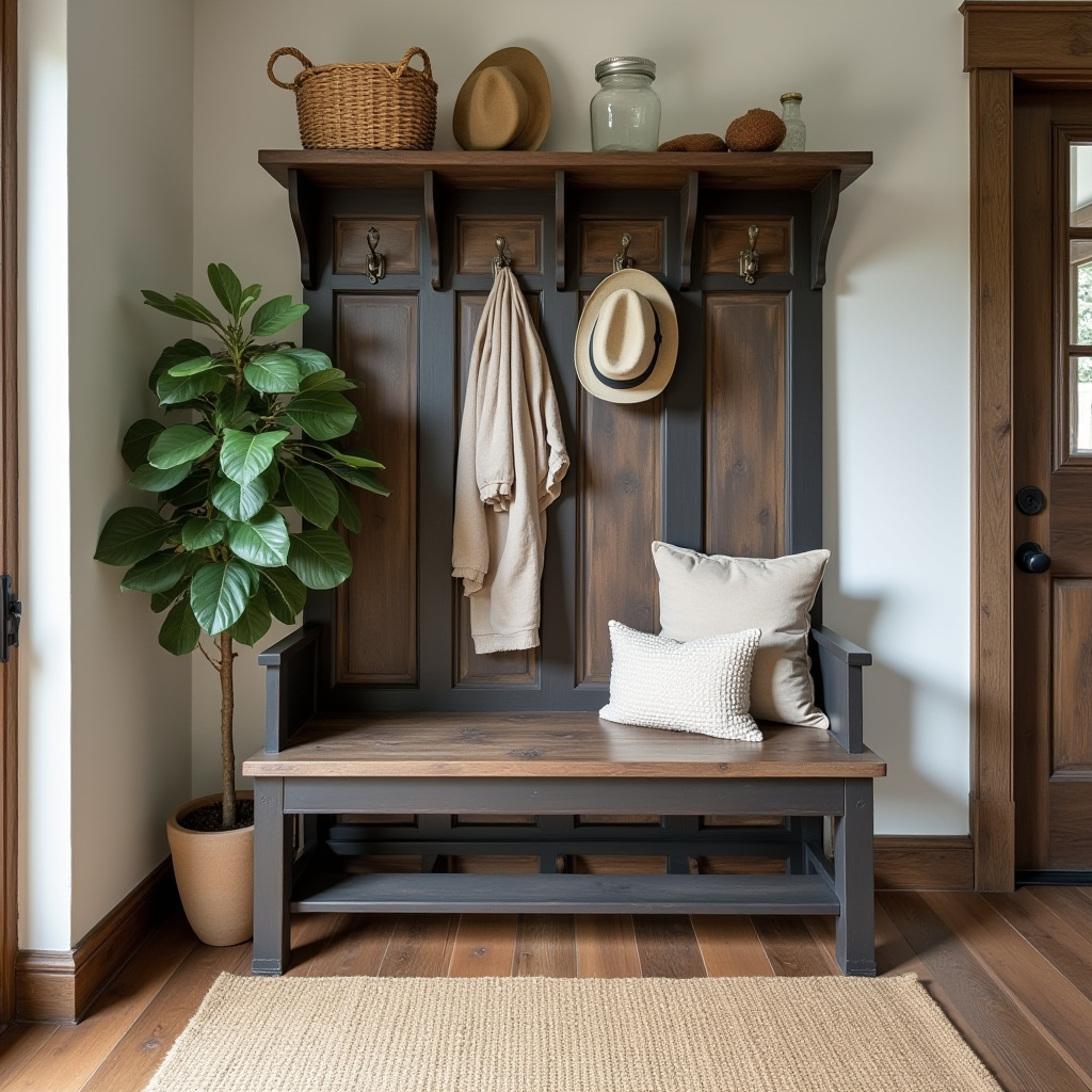 Rustic Bench Entryway 2