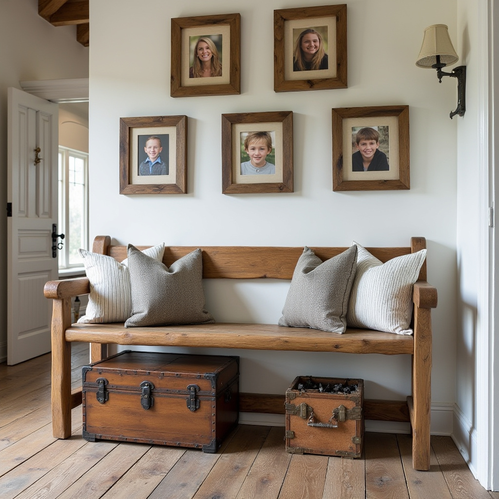 Rustic Bench Entryway 4
