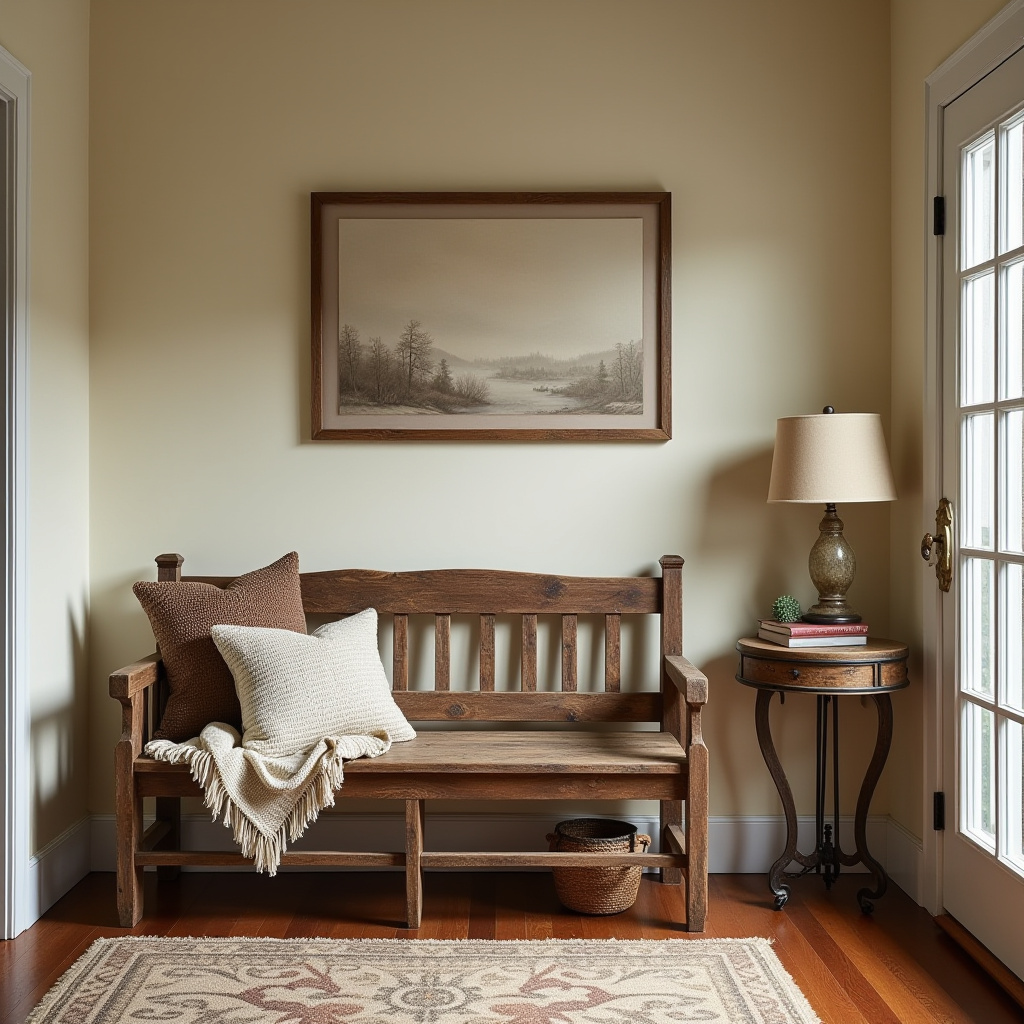 Rustic Bench Entryway 5