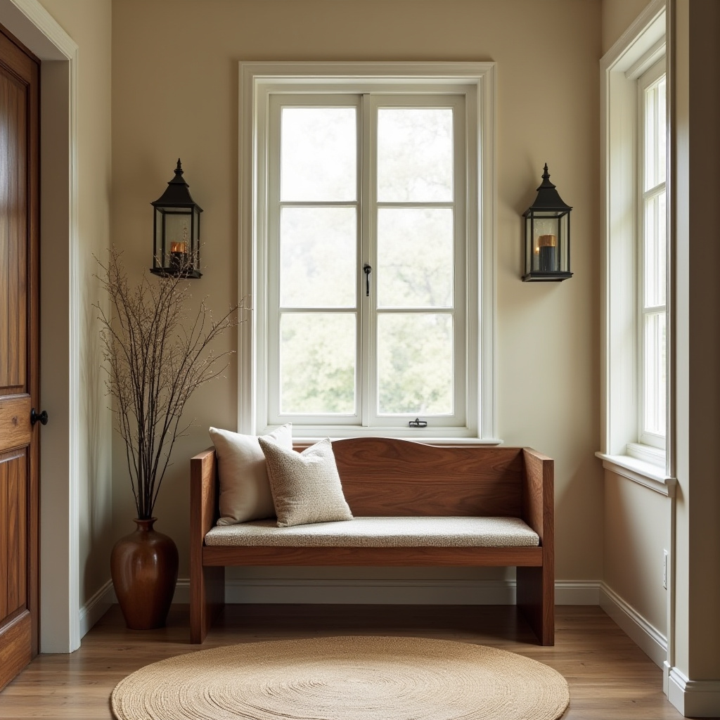 Rustic Bench Entryway 7