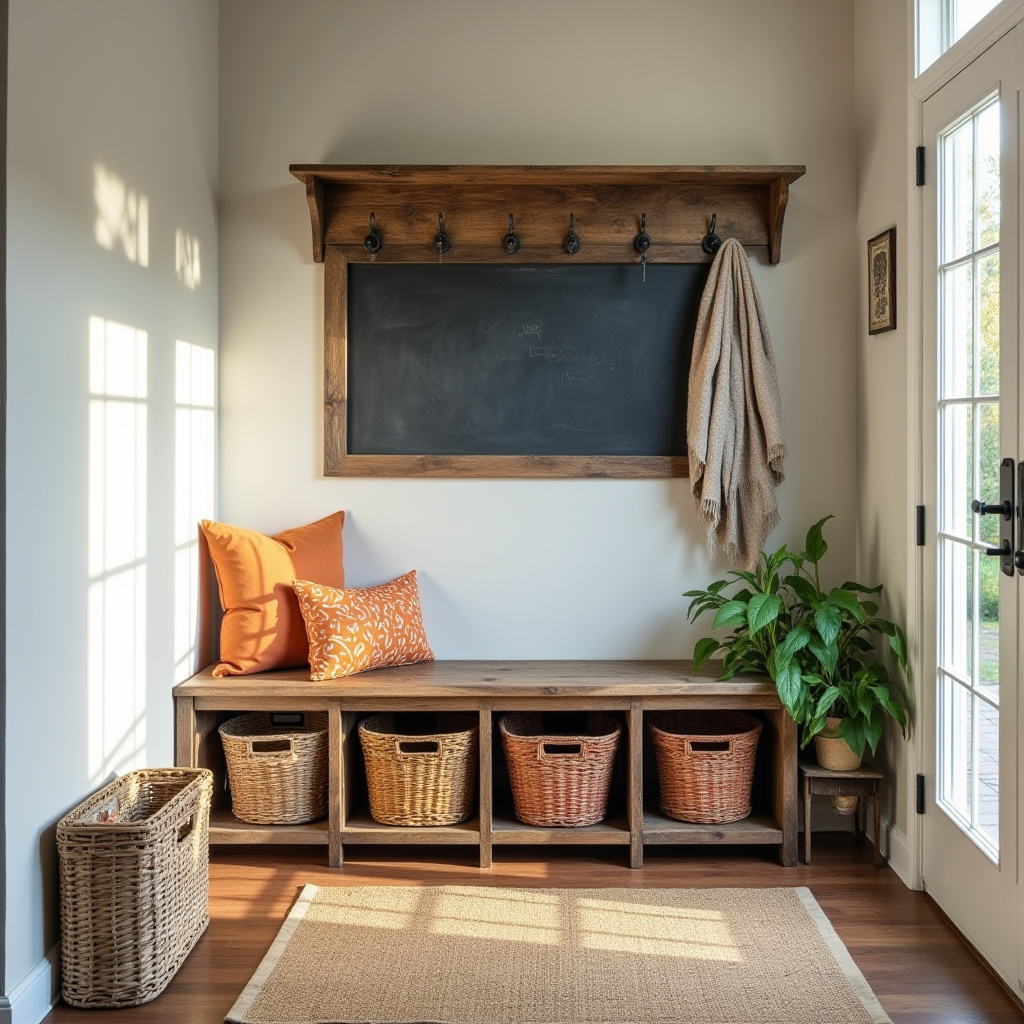 Rustic Bench Entryway 8