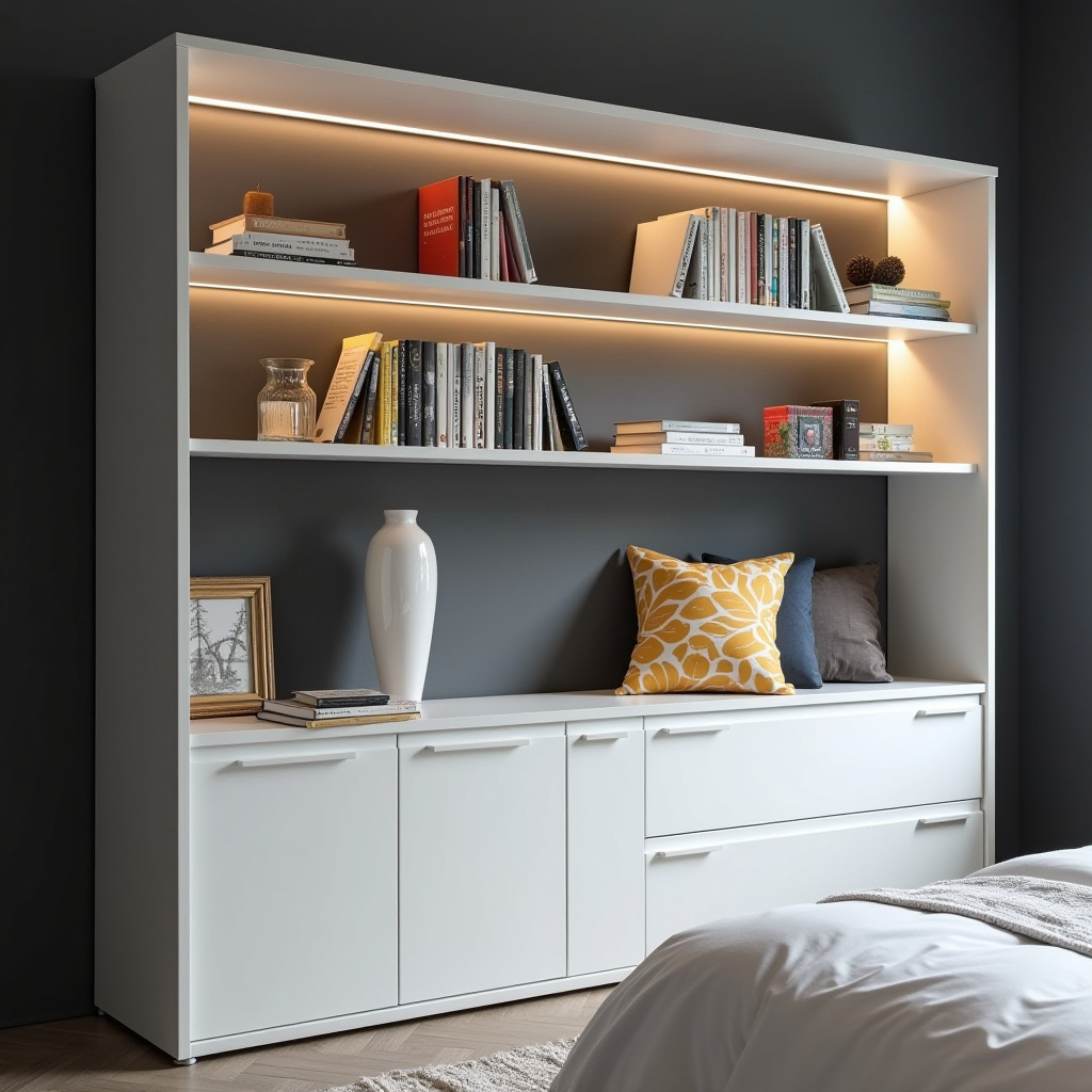 Small Bedroom Bookshelf Ideas 14