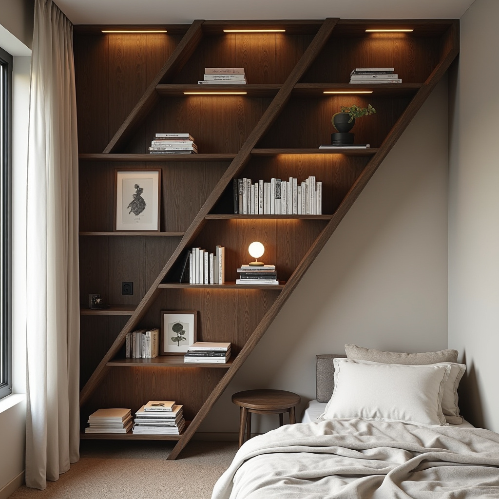Small Bedroom Bookshelf Ideas 17