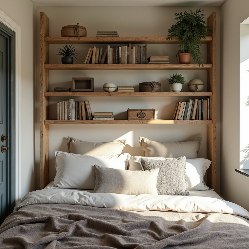 Small Bedroom Bookshelf Ideas 27