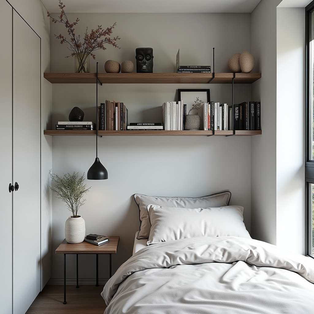Small Bedroom Bookshelf Ideas 29