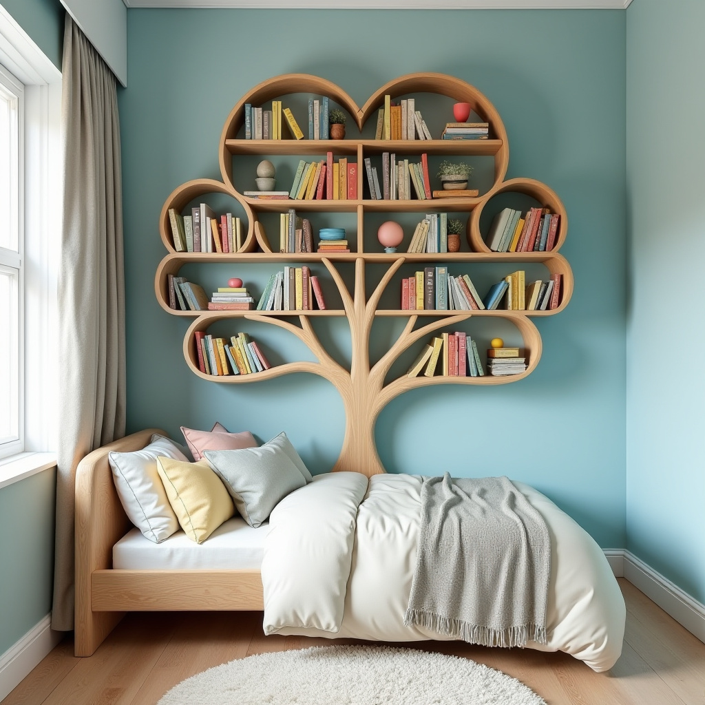 Small Bedroom Bookshelf Ideas 30