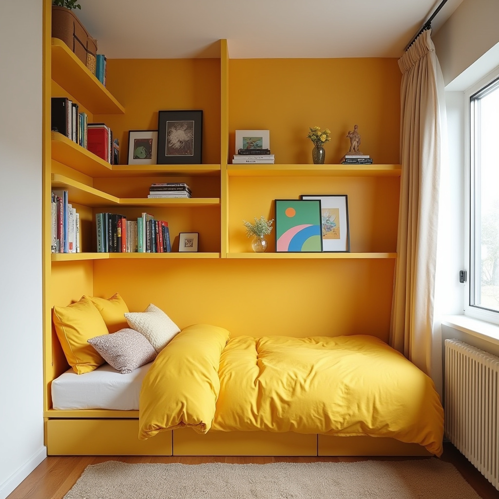 Small Bedroom Bookshelf Ideas 6