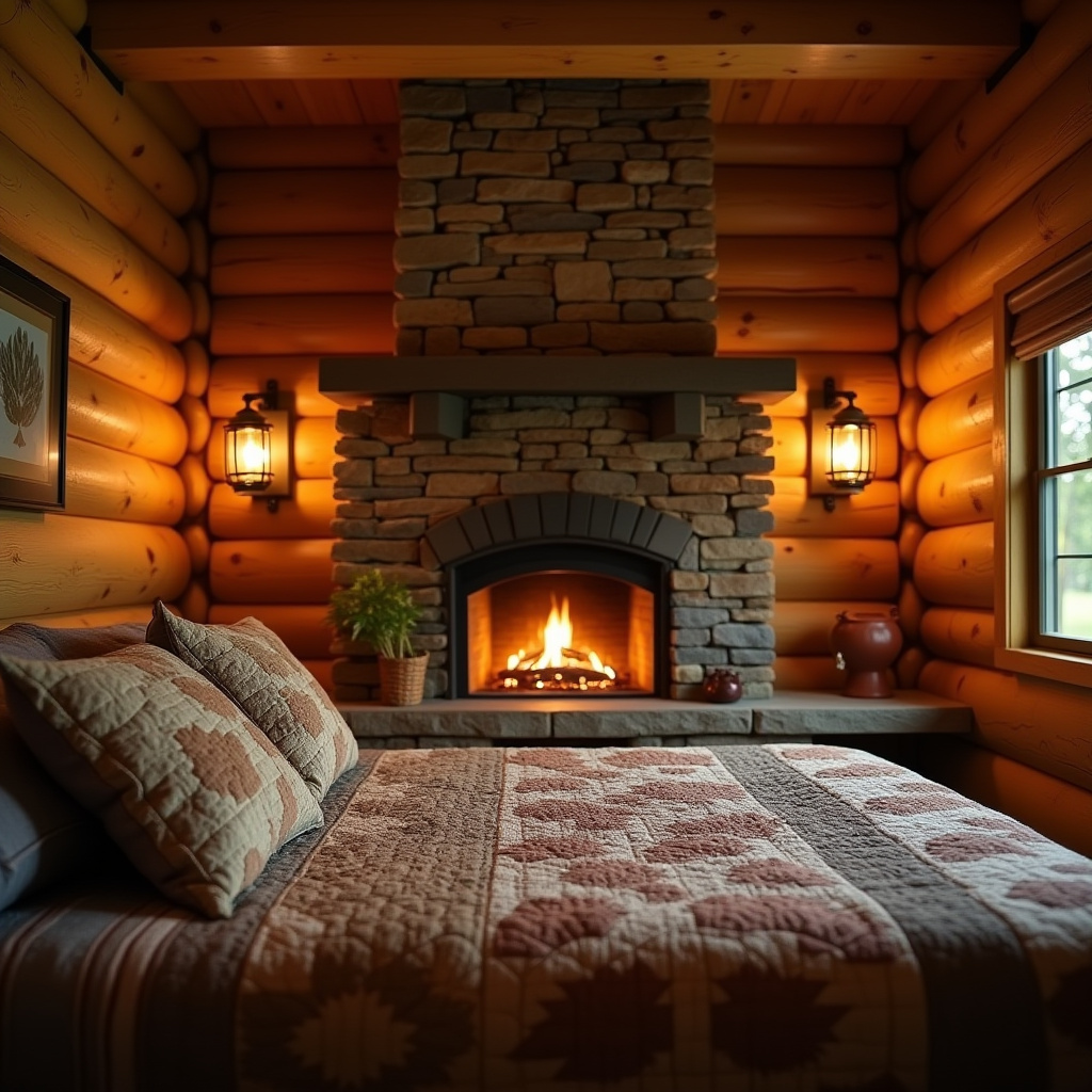 Small Bedroom With Fireplace 10