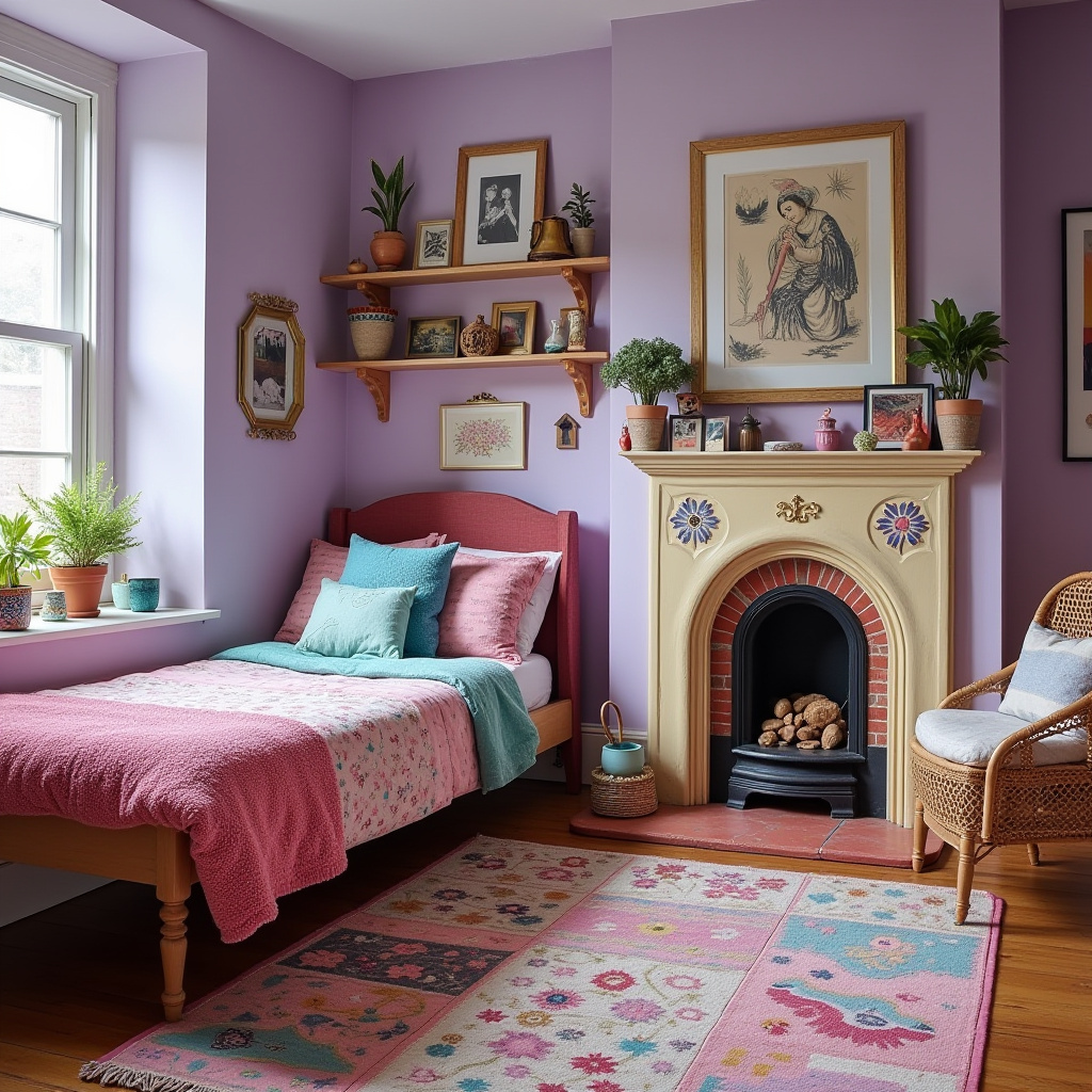 Small Bedroom With Fireplace 12