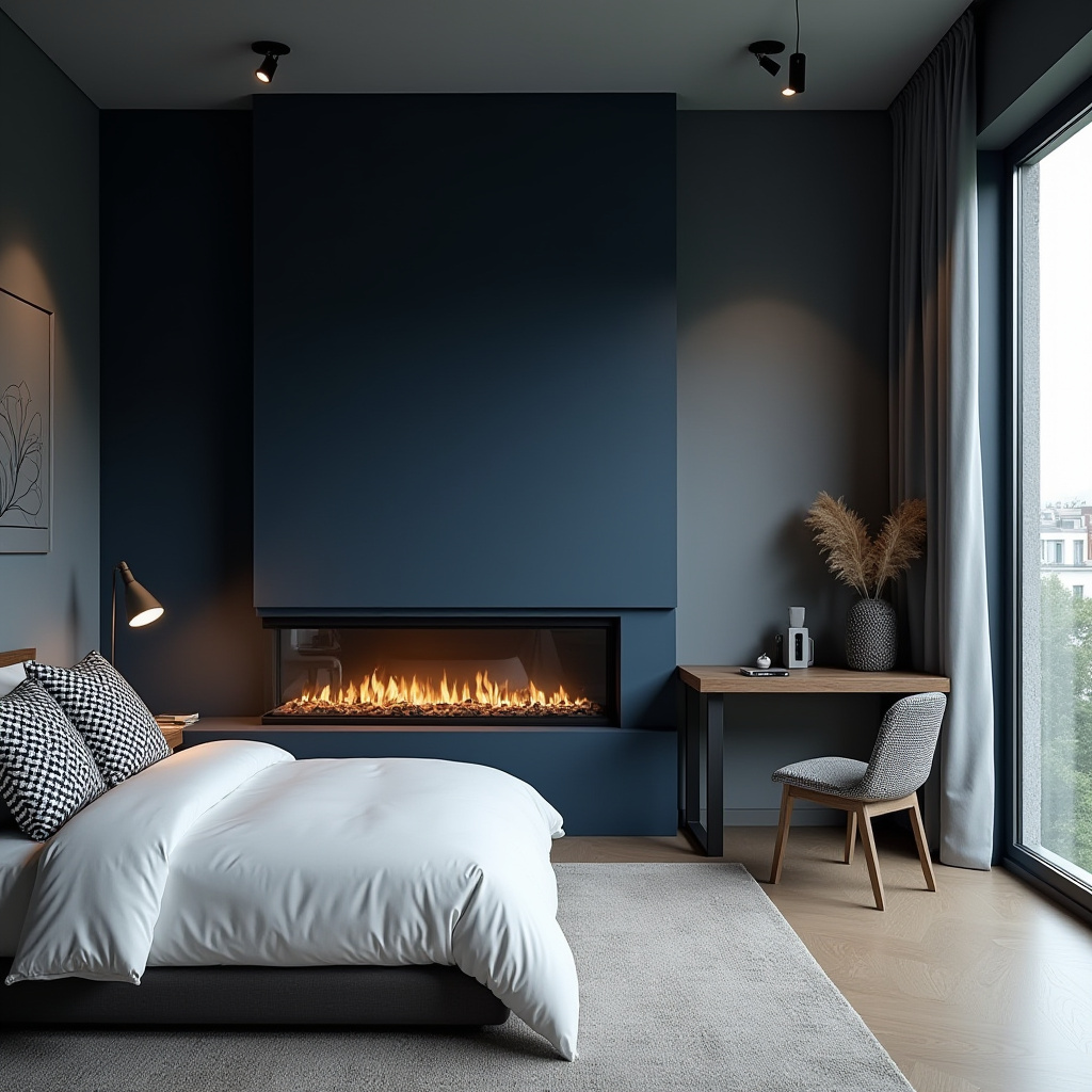 Small Bedroom With Fireplace 13