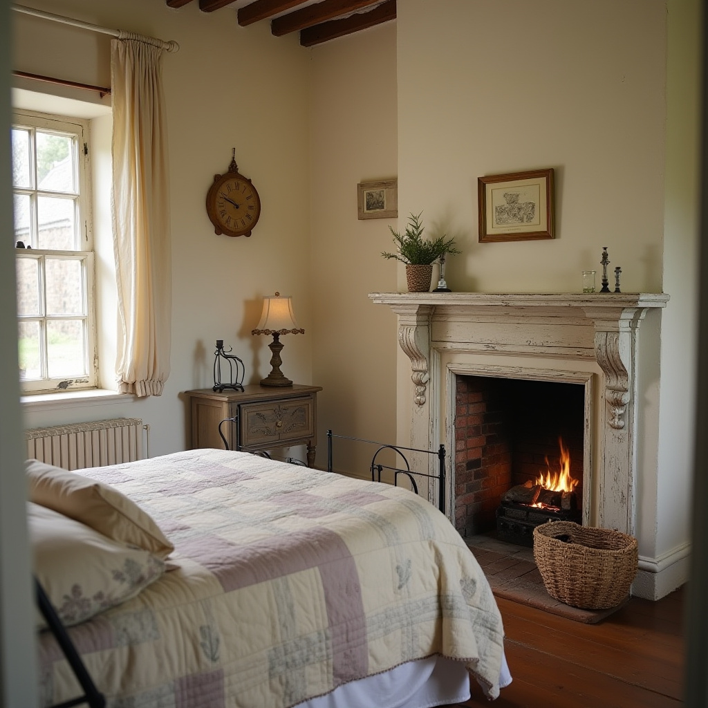 Small Bedroom With Fireplace 14