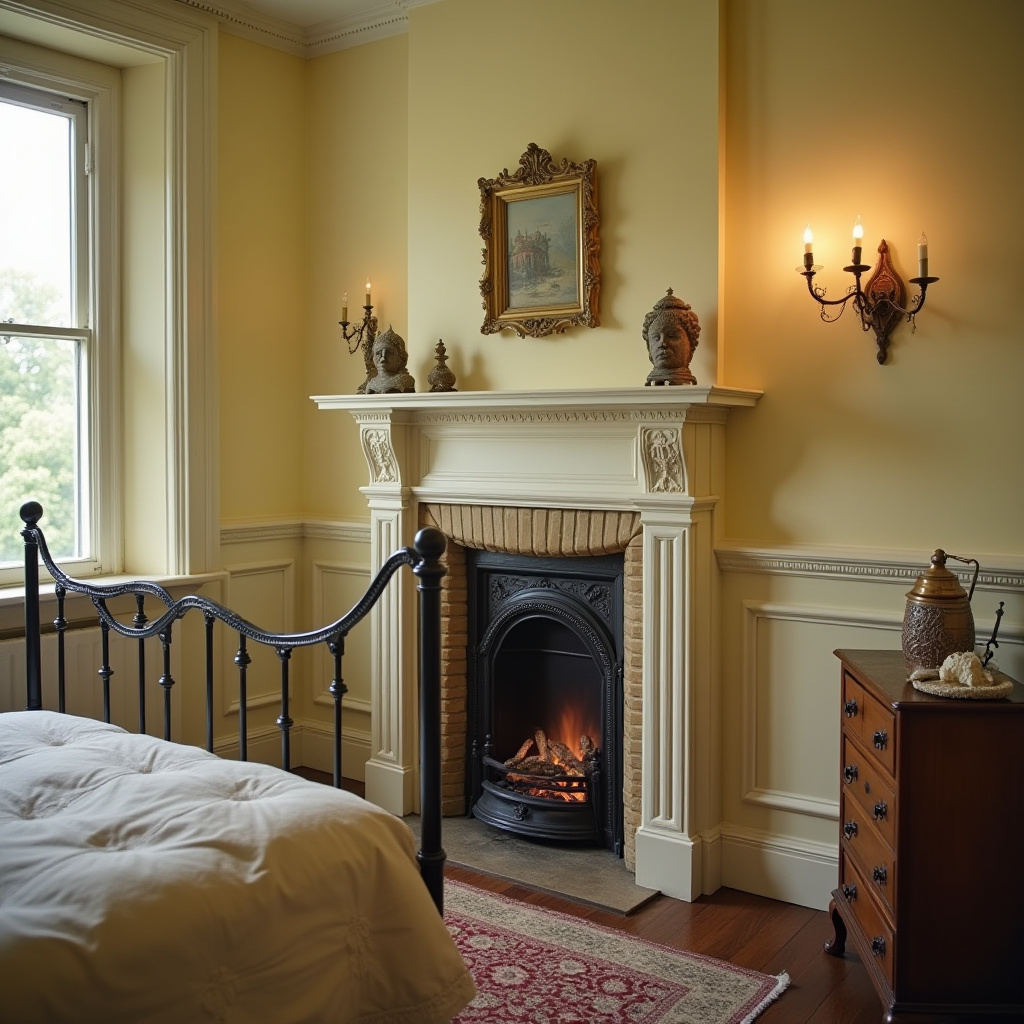 Small Bedroom With Fireplace 23