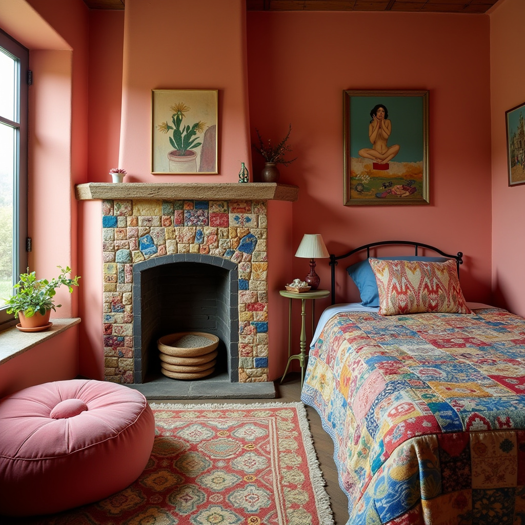 Small Bedroom With Fireplace 6