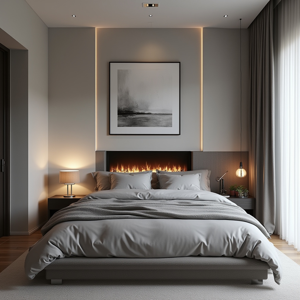 Small Bedroom With Fireplace 7