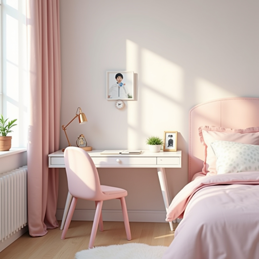 Small Bedroom With Study Table 15