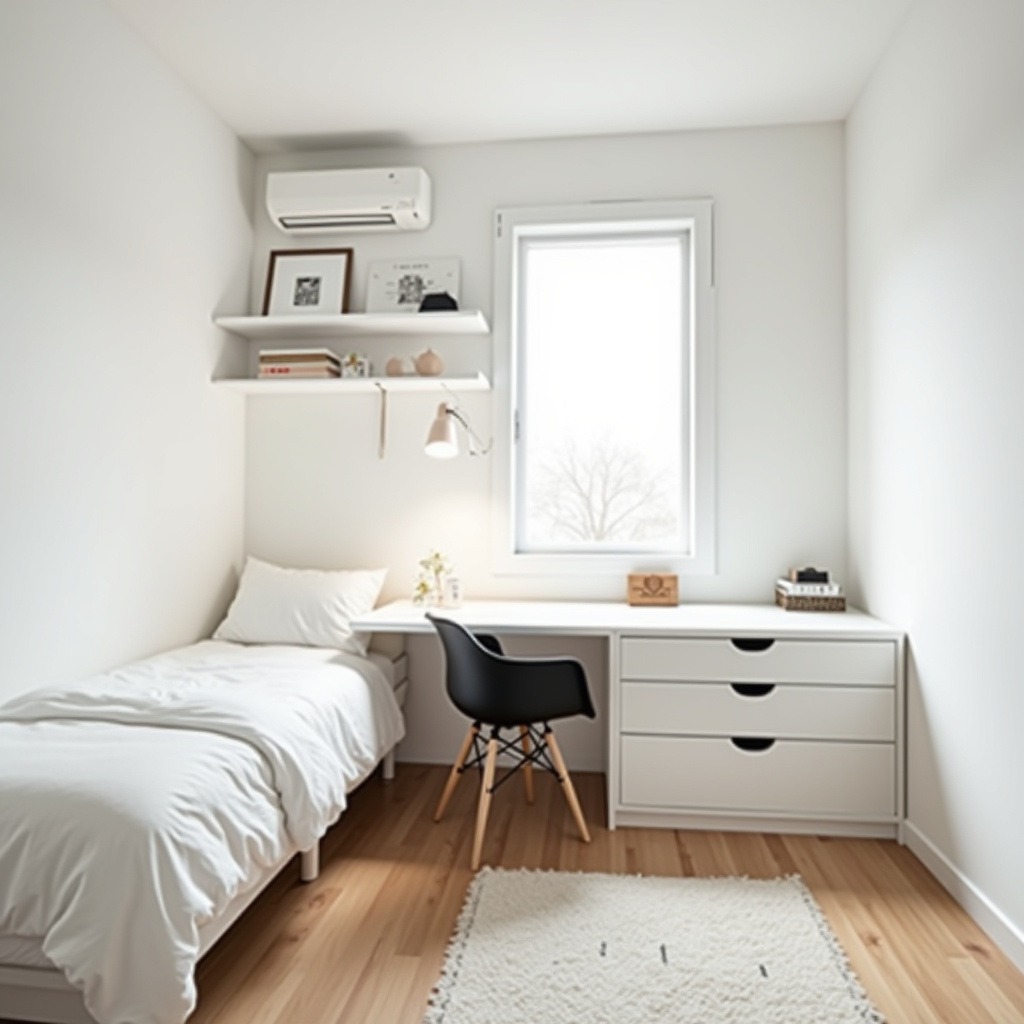 Small Bedroom With Study Table 2
