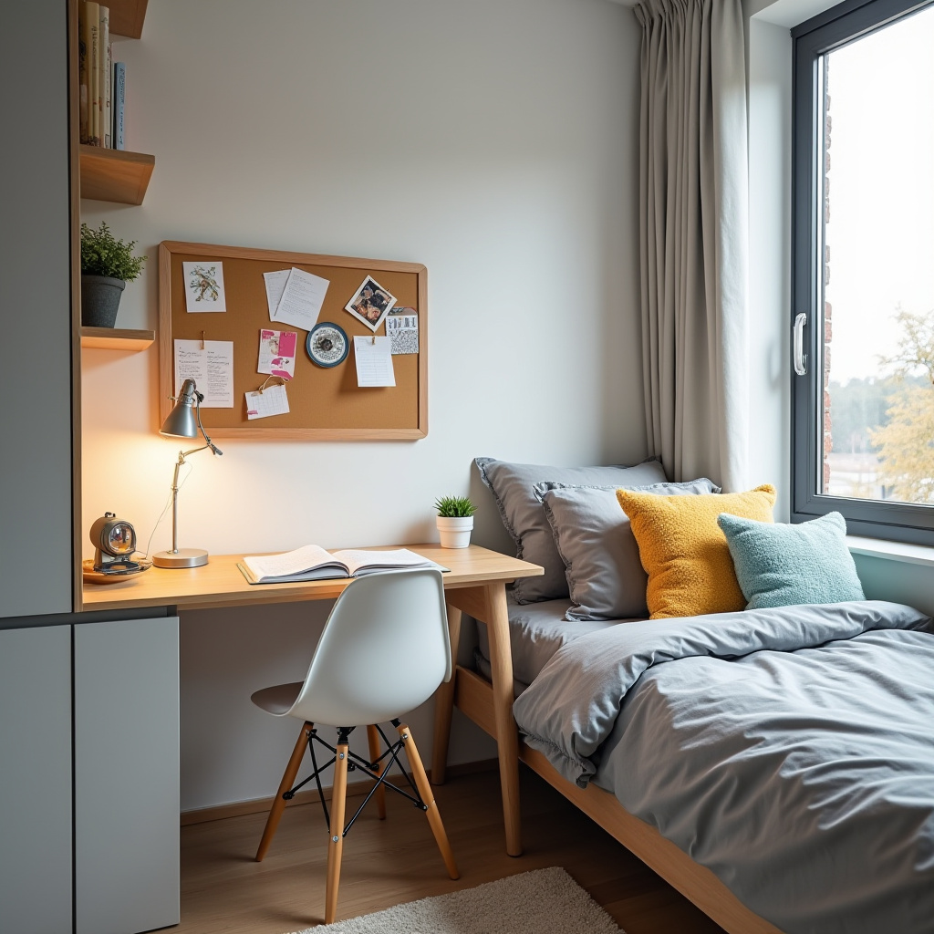 Small Bedroom With Study Table 22