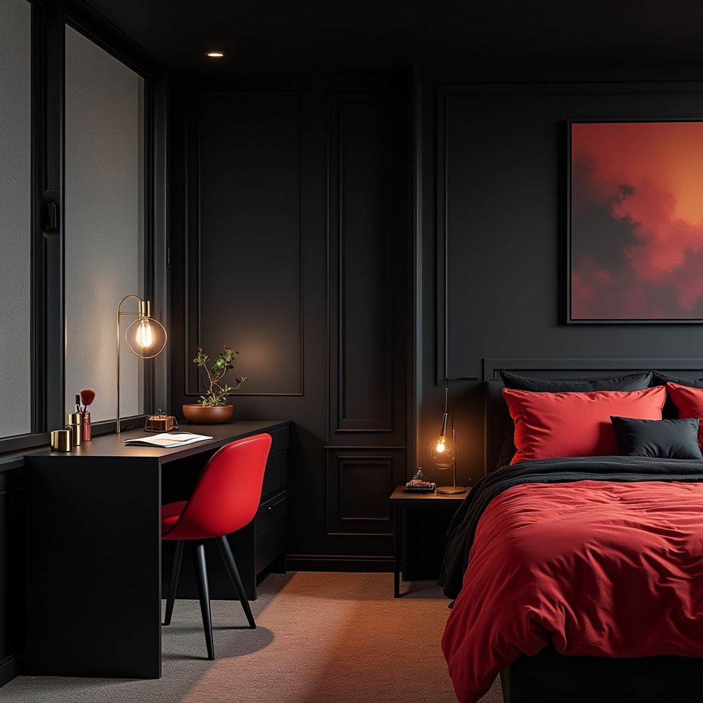 Small Bedroom With Study Table 26