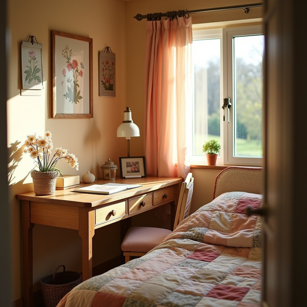 Small Bedroom With Study Table 29