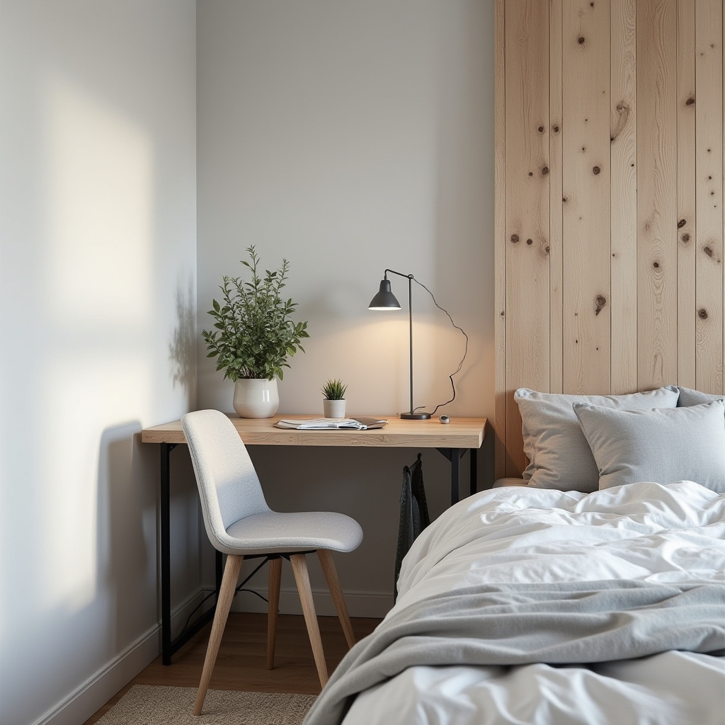 Small Bedroom With Study Table 3