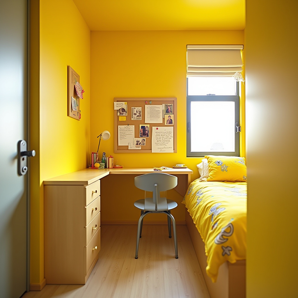 Small Bedroom With Study Table 9