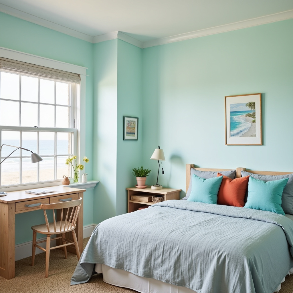 Small Coastal Bedroom 14